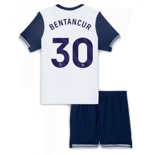 Fotballdrakt Barn Tottenham Hotspur Rodrigo Bentancur #30 Hjemmedraktsett 2024-25 Kortermet (+ Korte bukser)